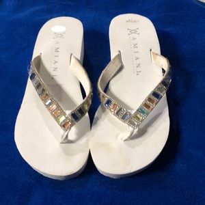 Jeweled Flip Flops